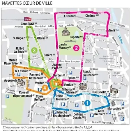 アパート Le Belvedere Dernier Etage Avec Terrasse Wifi Fibre タルブ